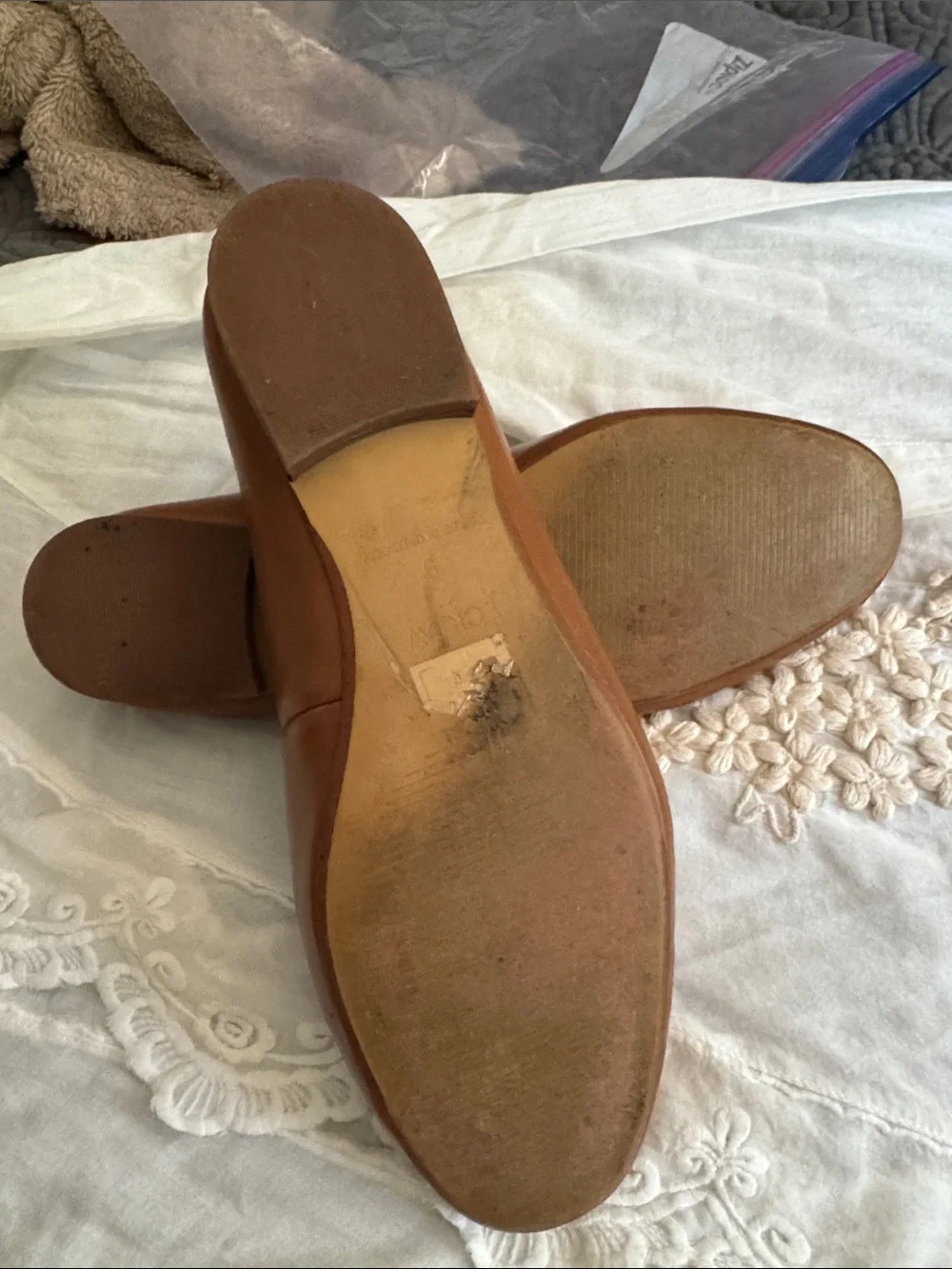 J.Crew Tan Bow Loafers - Classic Leather Slip-Ons